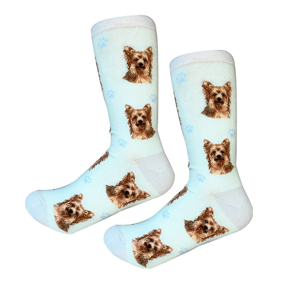 Yorkie  - Fun Unisex Socks - Crazy Pet Lover - Novelty Socks